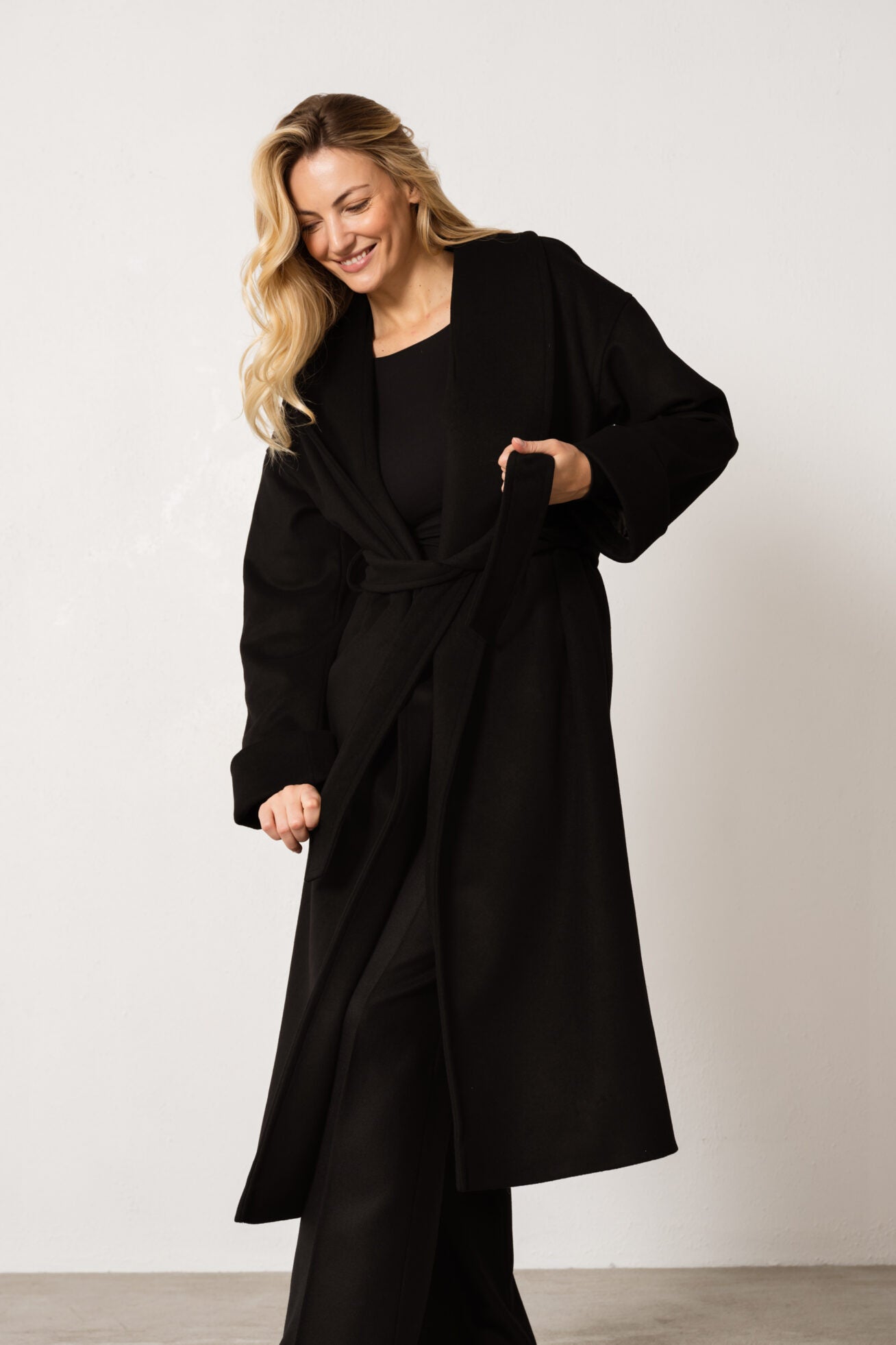 Teramo Wool Coat Black