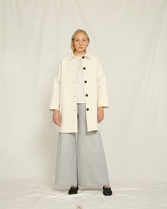 Alp Coat Martin Ecru White