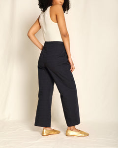 Cara Trousers Oak Blue/Black