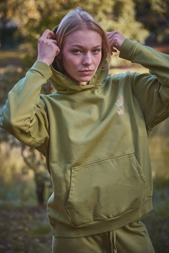 Jordaan Cultivate Kindness Hoodie Turtle Green