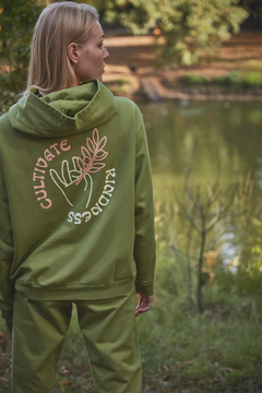 Jordaan Cultivate Kindness Hoodie Turtle Green