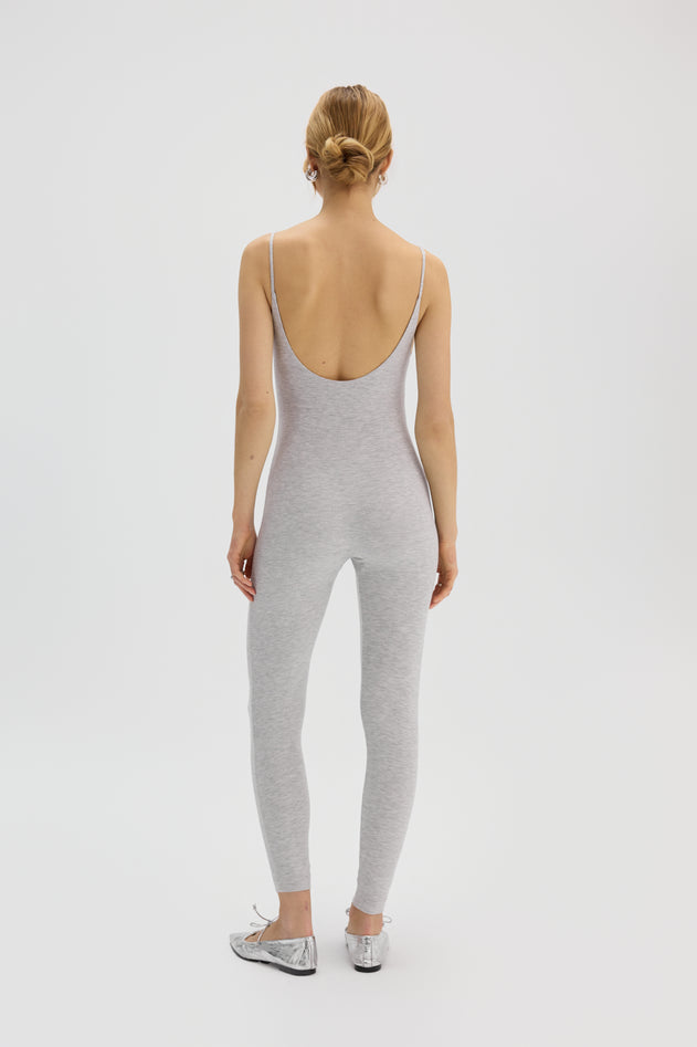 Saint Body Thin Strap Bodysuit Grey