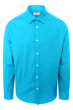 Cotton Basic Long-Sleeved Shirt