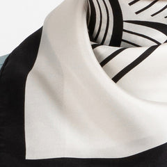 Silk Scarf Signature Creme