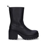 Nae Vegan Shoes - Sima Black Platform Boots Mid-Calf, image no.1