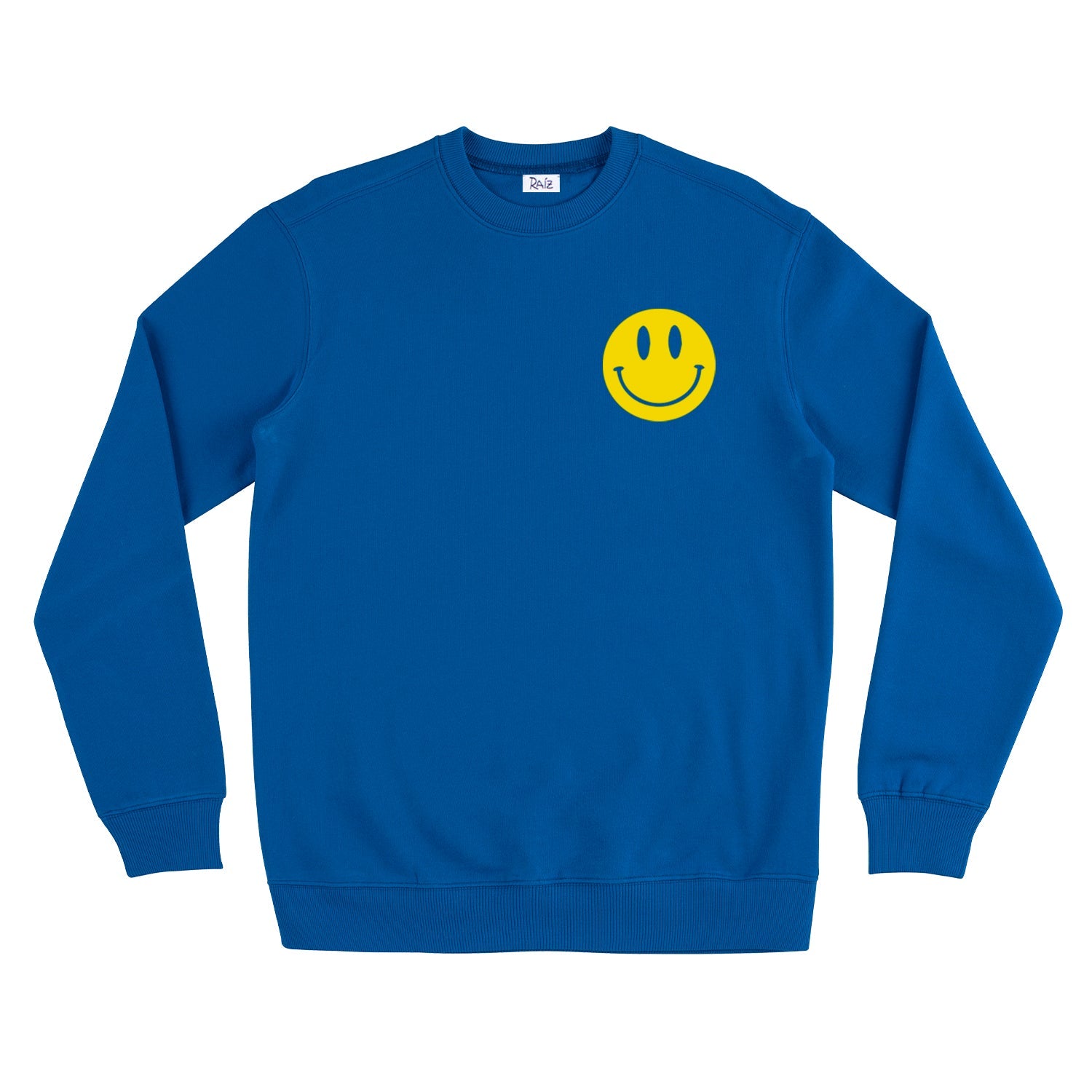 Smile Sweatshirt Royal Blue