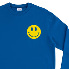 Smile Sweatshirt Royal Blue