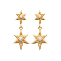 Star Earrings Gold