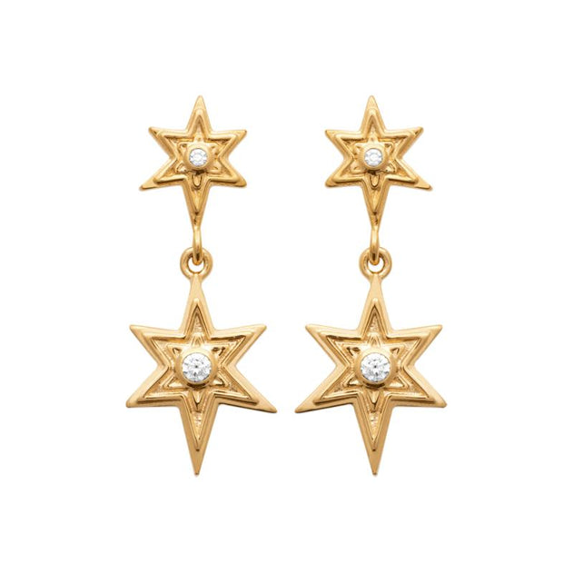 Star Earrings Gold