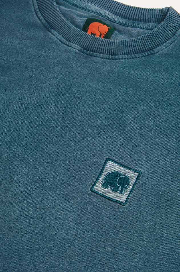 Women's Espliego Pigment Oversized Sweater Elm Green