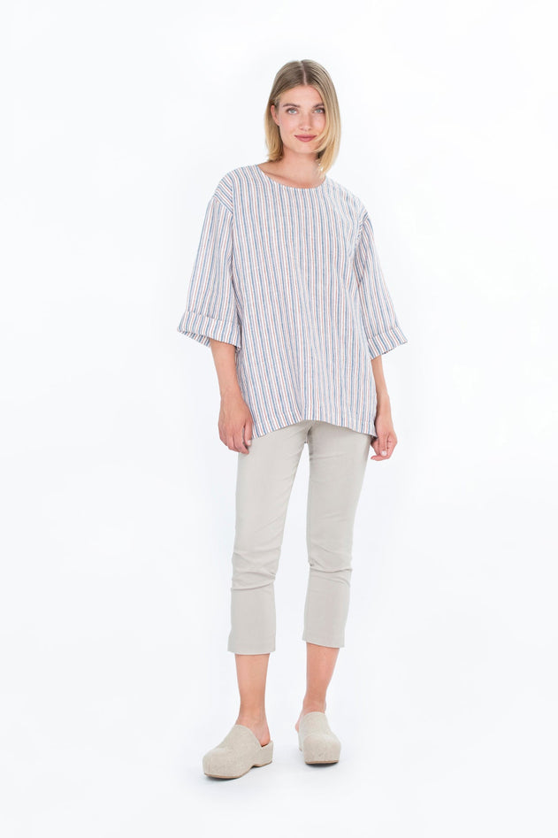 Tauko Linen Tunic Striped