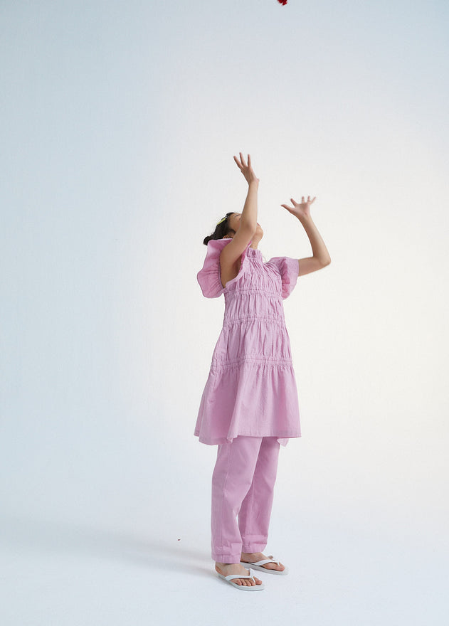 Culver Kid's Dress Iris Lilac/Pink