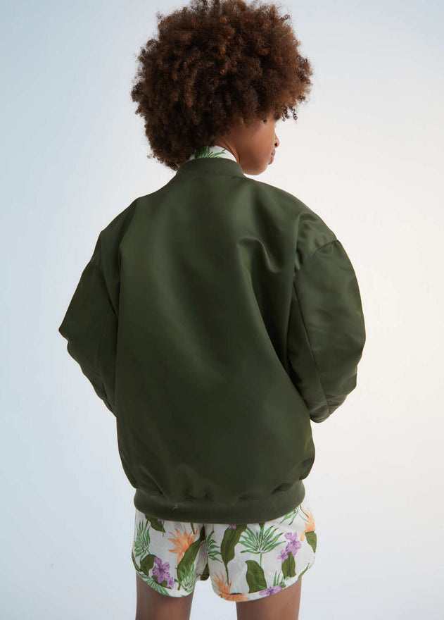 Joshua Kids' Bomber Jacket Green