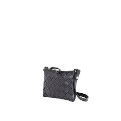 Toarie Woven Clutch Small Black
