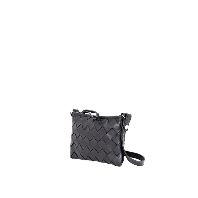 Toarie Woven Clutch Small Black