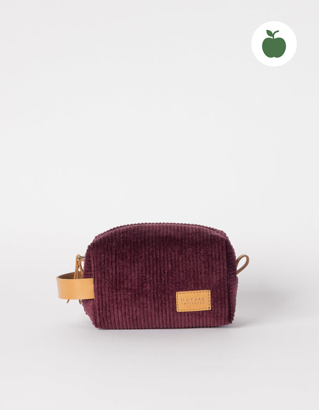 Ted Travel Case Small Apple Leather Burgundy