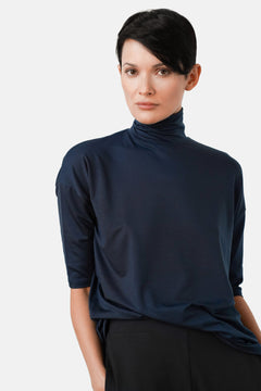 Tomasine Turtleneck Top Marine