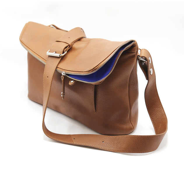 Tomi Small Messenger Bag Cognac