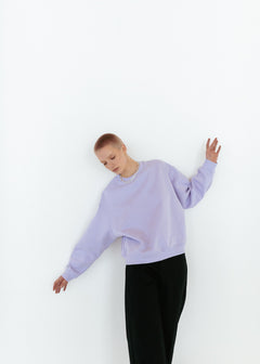 Naila Oversized Sweatshirt Lilac