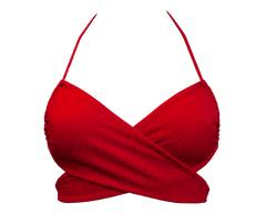 Geranium Versatile Bikini Top Red