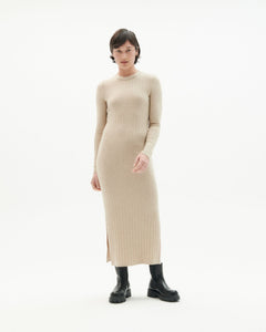 Gina Knitted Dress Taupe