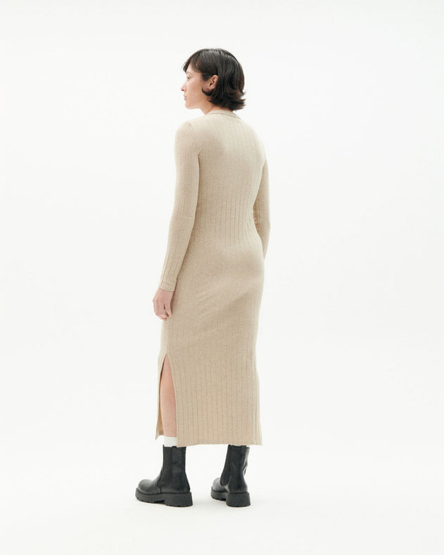 Gina Knitted Dress Taupe