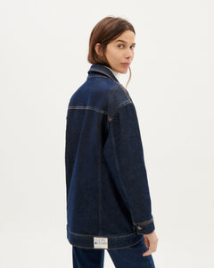 Phoebe Denim Jacket Dark Blue