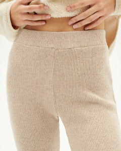 Kara Knitted Pants Taupe