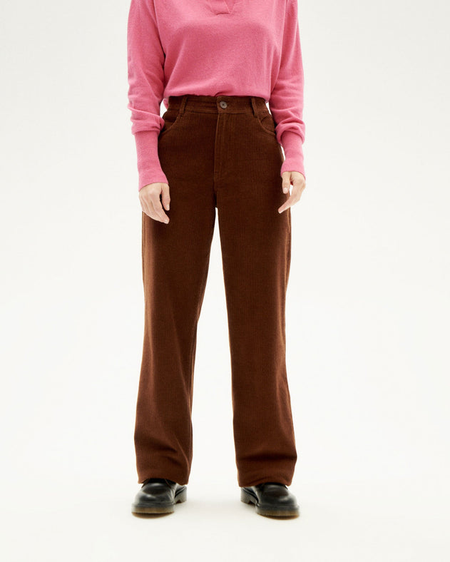 Theresa Corduroy Pants Brown