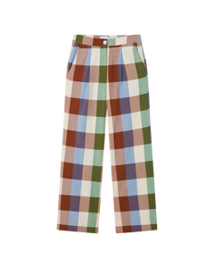 Manolita Trousers Checkered Multicolor