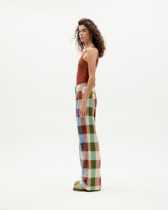Manolita Trousers Checkered Multicolor