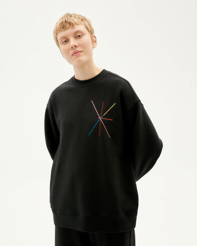 Jane Sweatshirt Black Vertex