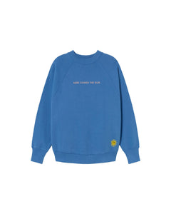 Here Comes The Sun Sweater Blue