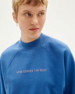 Here Comes The Sun Sweater Blue