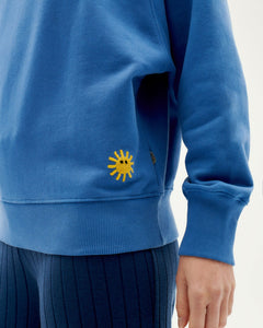 Here Comes The Sun Sweater Blue