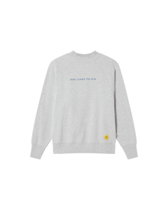 Here Comes The Sun Sweatshirt Grey