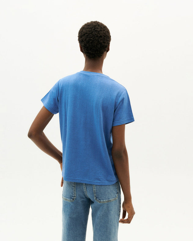 Clavel T-Shirt Blue