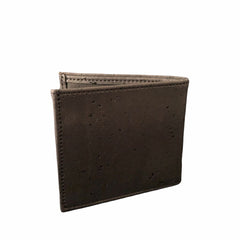 Cork Leather Wallet Black