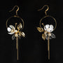 Upcycle with Jing - Delicate Floral Moon Earrings, image no.1