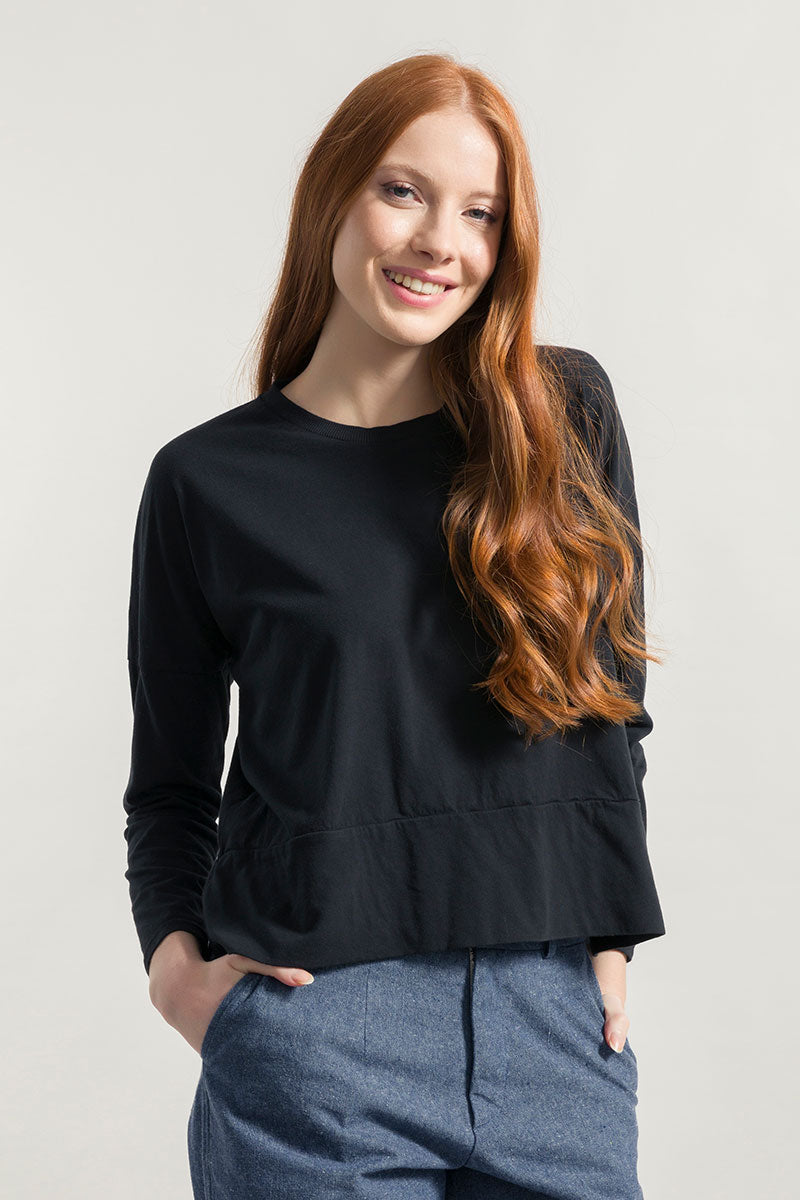 Zoe Long-Sleeve T-Shirt Recycled Cotton