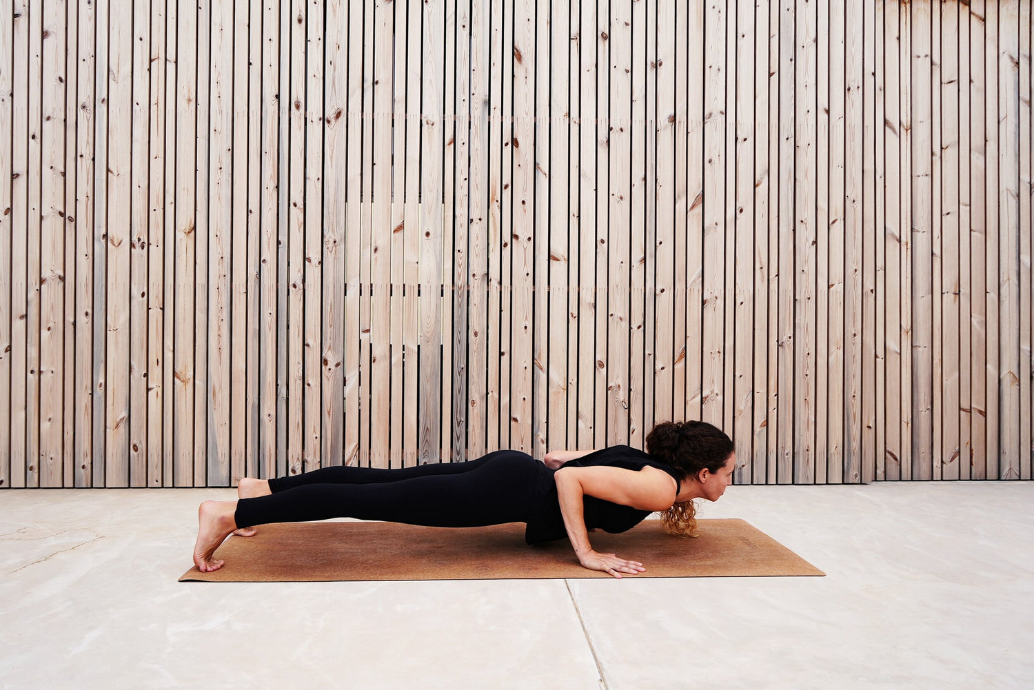 Yoga Leggings Aubergine Organic Cotton