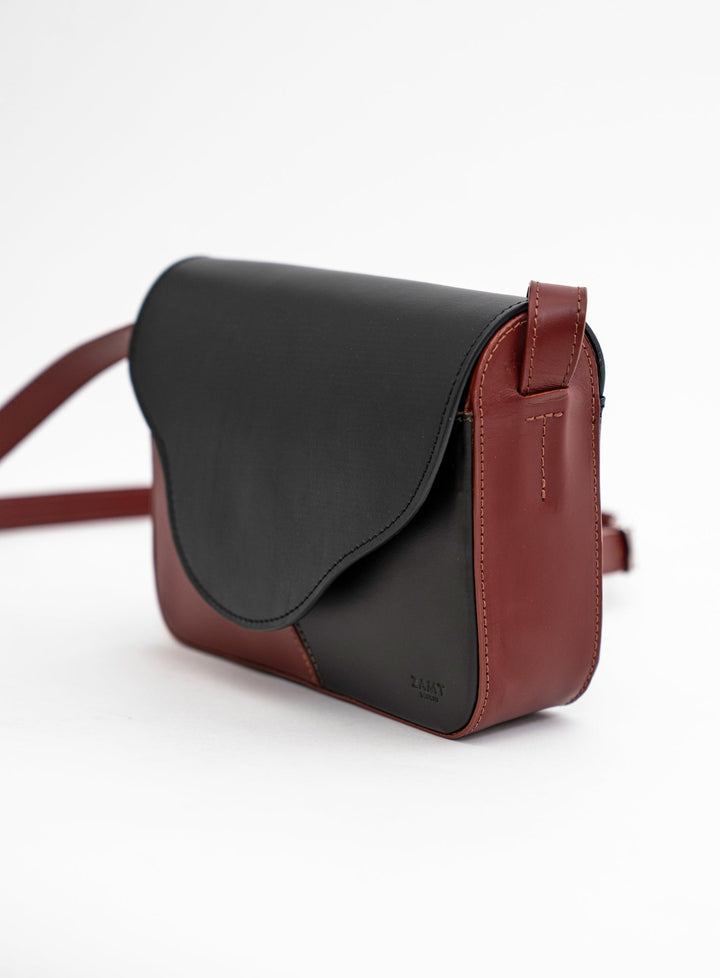 ZAMT - Cross Body Billie Black Cognac