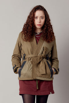 Zuri Cotton Patchwork Jacket Green