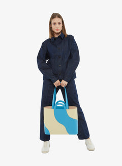 Container Bag Leah Blue Butter