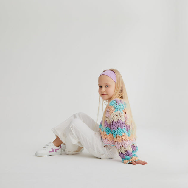 Kids' Zèta Sneakers White / Lila