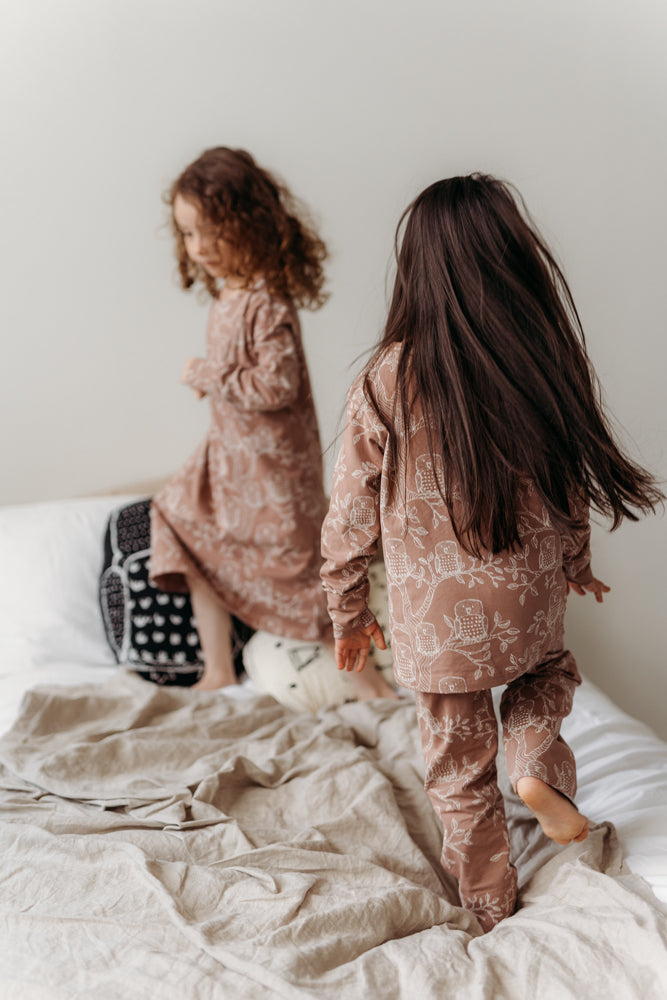 Taylor Pyjama Owls Cacao
