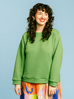 Frankie Sweater Bubble Bright Green