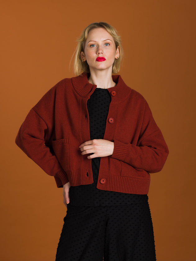 Rita Cardigan Cinnamon