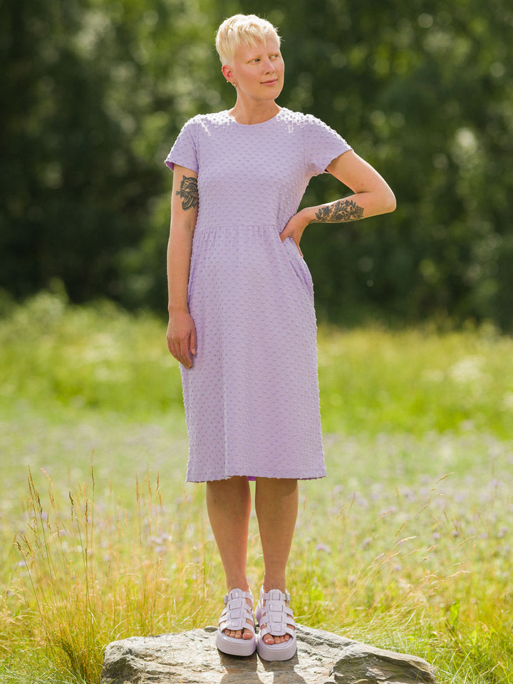 Aarrelabel - Larissa Dress Lavender Dot