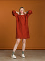Aarrelabel - Nancy Dress Cinnamon Dot, image no.3